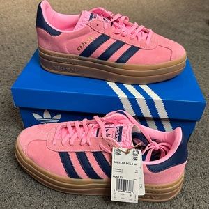 Adidas Gazelle Bold Pink Glow Gum H06122 Women’s Size 8 New